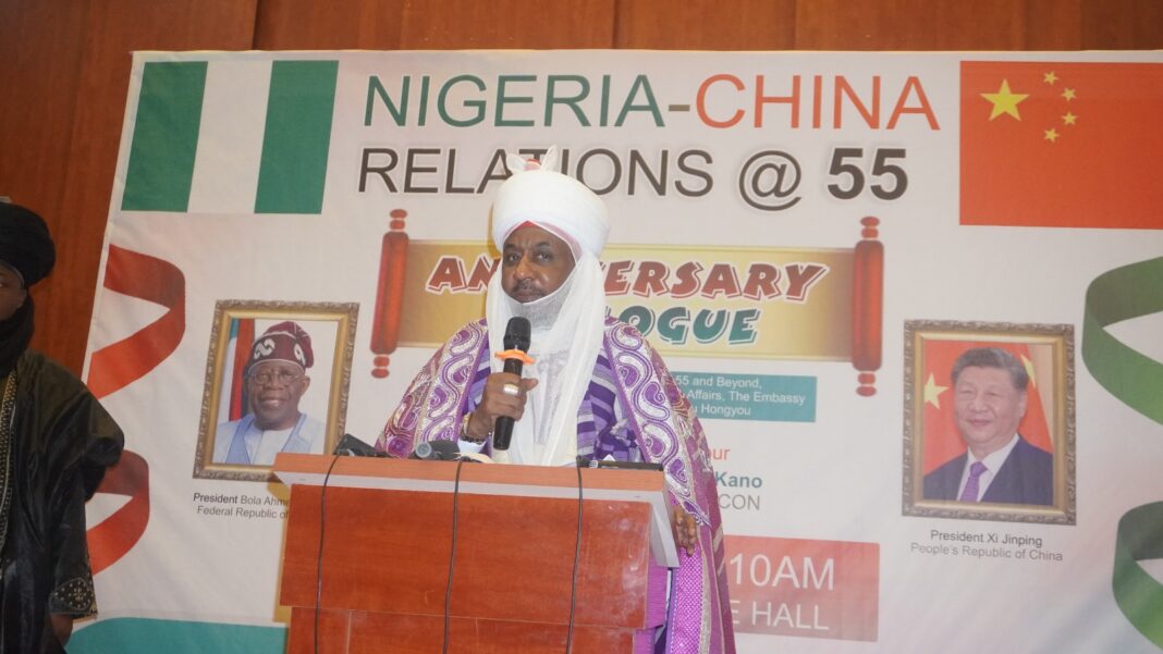 Emir Sanusi Urges Strategic Economic Reset in Nigeria–China Relations