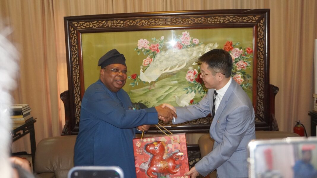 Tegbe Greets China at Spring Festival, Projects Stronger Economic Partnership