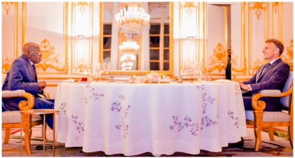 Tinubu, Macron Move to Deepen Nigeria-France Partnership at Paris Dinner