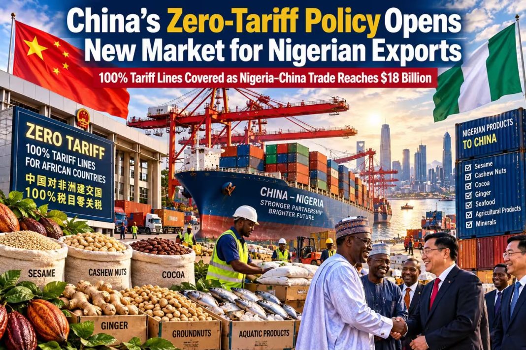 China’s Zero-Tariff Policy Opens New Opportunities for Nigerian Exports